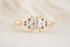 The Maeve Ring - 1.21 CT Oval Lab Diamond + Hot Pink Sapphire - Lavender Creek Gems 