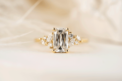 The Laurel Ring | 1.6 CT Crisscut Cushion Diamond