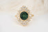 The Aurelia Ring | 2.67 CT Round Starbrite™ Teal Tourmaline - Lavender Creek Gems 