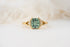 The Serendipity Ring | 1.9 CT Rectangular Starbrite™ Teal Green Tourmaline - Lavender Creek Gems 