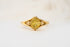 The Willow Ring | 1.63 CT Square Starbrite™ Yellow Tourmaline - Lavender Creek Gems 