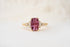 The Maeve Ring | 2.07 CT Elongated Cushion Starbrite™ Padparadscha Sapphire - Lavender Creek Gems 