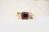 The Fleur Ring | 3.42 CT Asscher Dusty Rose Zircon - Lavender Creek Gems 