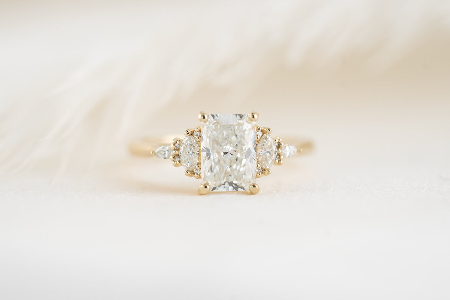 The Maeve Ring | Radiant Diamond - Lavender Creek Gems 