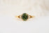 The Serendipity Ring | 1.14 CT Oval Forest Green Sapphire - Lavender Creek Gems 