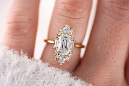 The Georgia Ring | 2 CT Crisscut Cushion Diamond - Lavender Creek Gems 