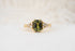 The Lyria Ring | 1.88 CT Radiant Green Sapphire - Lavender Creek Gems 