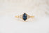The Mini Maeve Ring | 0.57 CT Marquise Blue Sapphire - Lavender Creek Gems 
