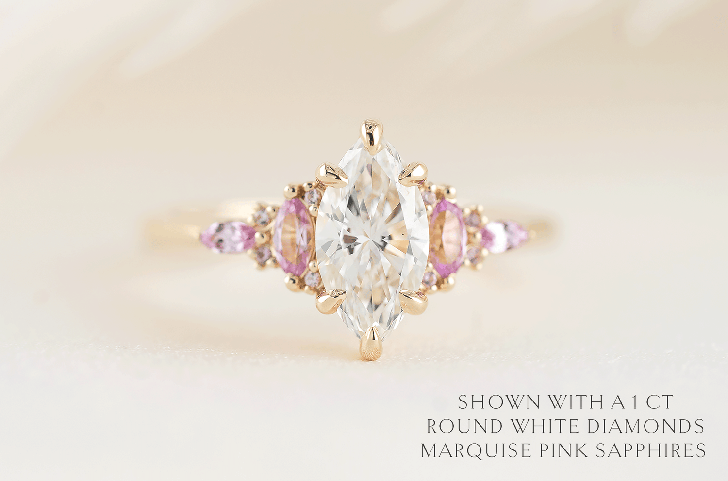 The Maeve Ring | Marquise Diamond - Lavender Creek Gems 