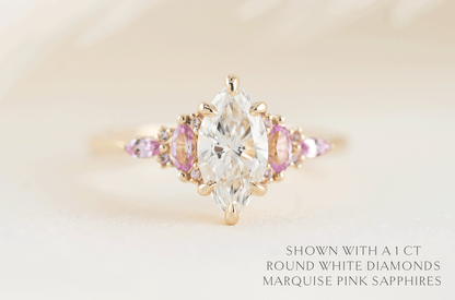 The Maeve Ring | Marquise Diamond - Lavender Creek Gems 