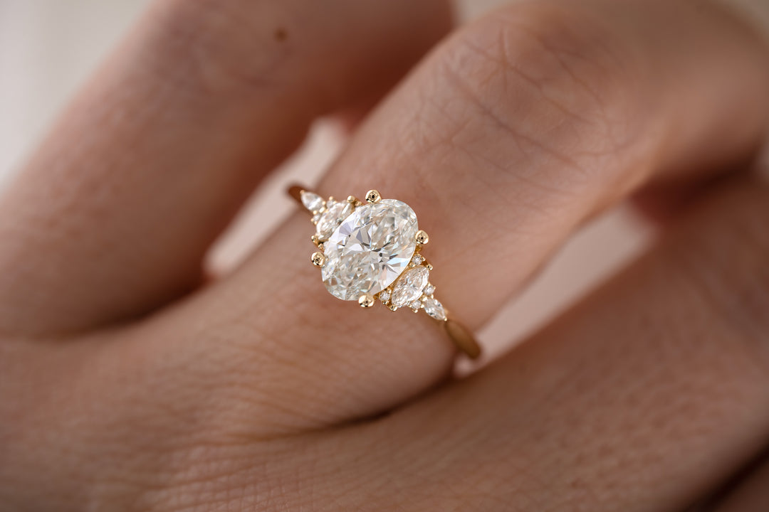 The Maeve 1.21 CT Oval Diamond Ring