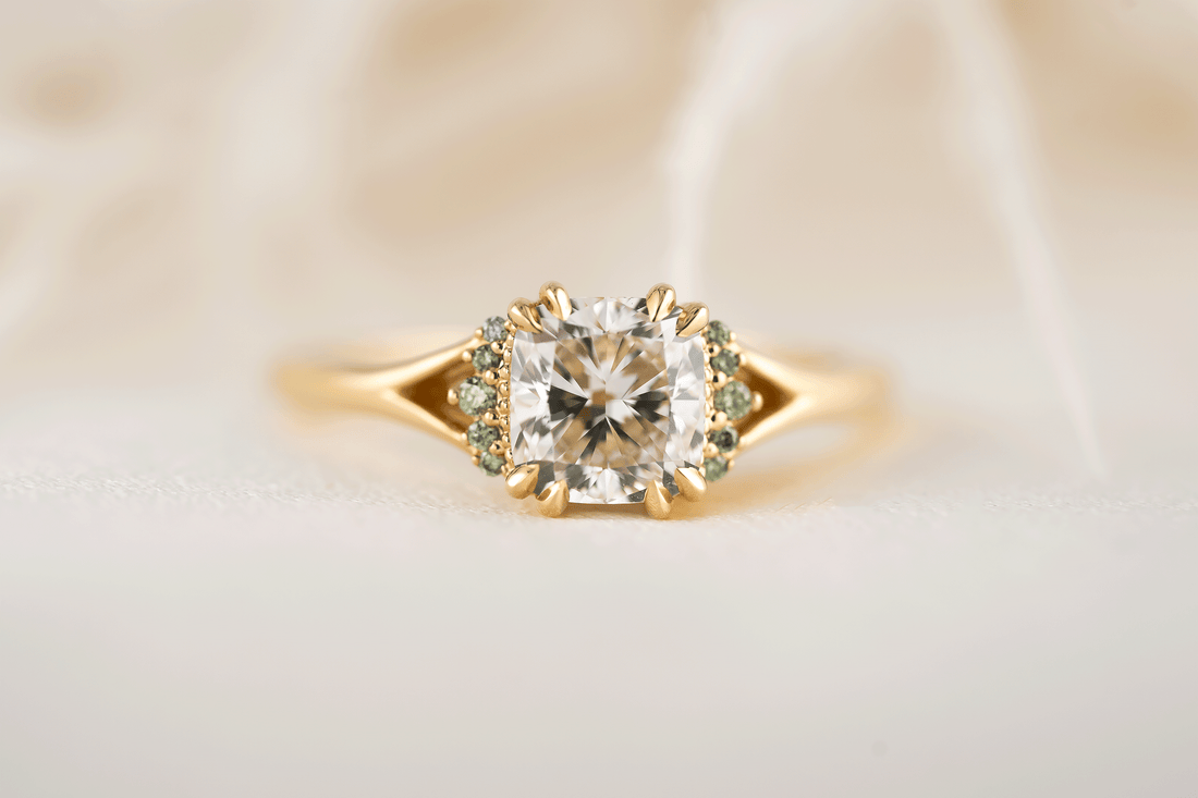 The Serendipity Ring | 1.28 CT Cushion Diamond - Lavender Creek Gems