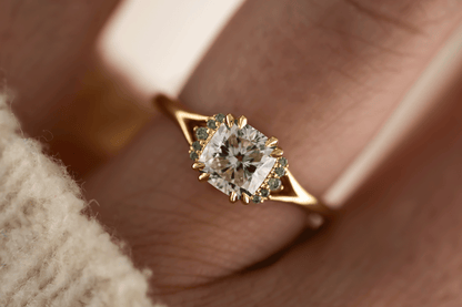 The Serendipity Ring | 1.28 CT Cushion Diamond