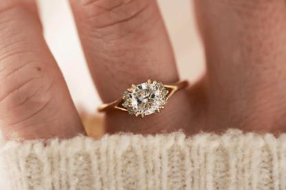 The Serendipity Ring | 1.28 CT Cushion Diamond