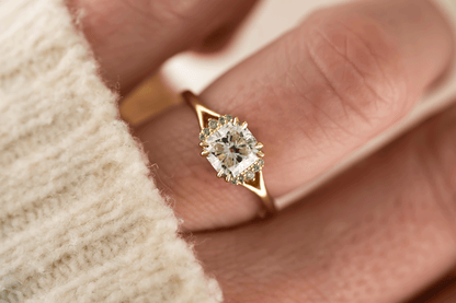 The Serendipity Ring | 1.28 CT Cushion Diamond