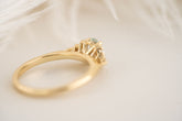 The Maeve Ring  - 0.69 CT Oval Mint Blue Sapphire - Lavender Creek Gems 