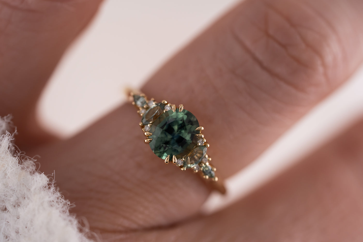 The Maeve Ring | 1.23 CT Oval Montana Sapphire - Lavender Creek Gems 