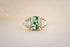 The Soleil Ring | 3.2 CT Radiant Mint Green Tourmaline - Lavender Creek Gems 