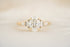 The Maeve Ring - 1.24 CT Oval Lab Diamond + Pastel Blue Sapphire - Lavender Creek Gems 