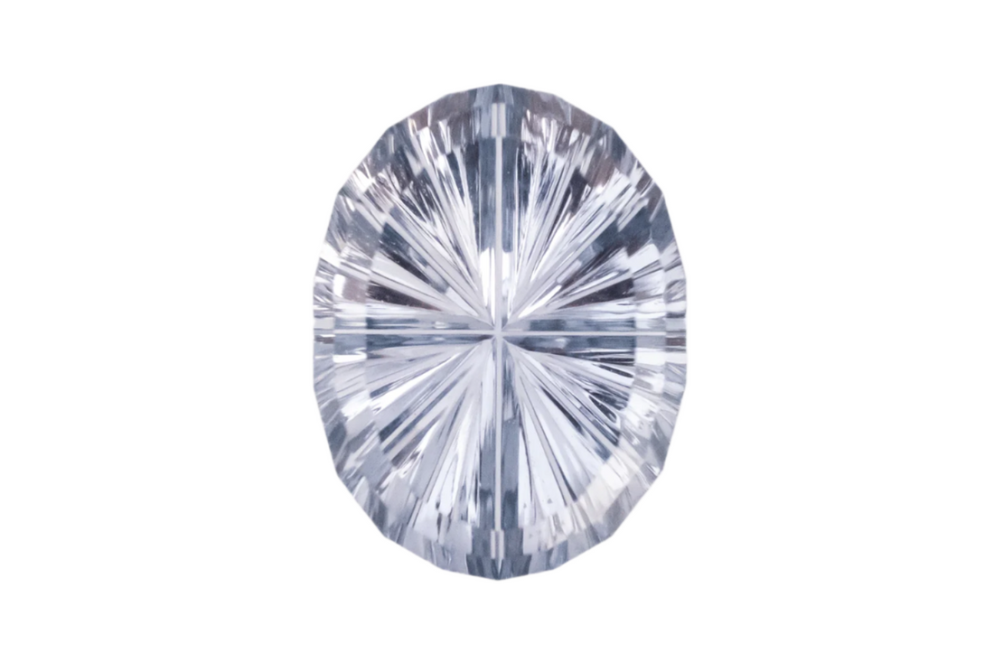 1.15 CT Oval Starbrite™ Cut Light Blue Montana Sapphire - Lavender Creek Gems 