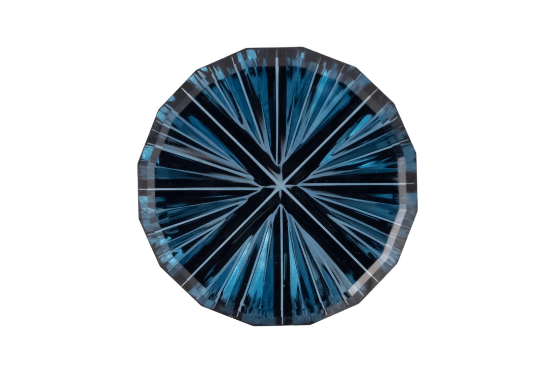 1.42 CT Round Starbrite™ Cut Blue Australian Sapphire - Lavender Creek Gems 
