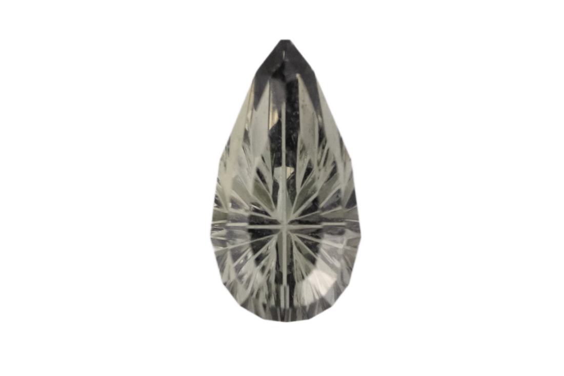 1.57 CT Pear Starbrite™ Cut Green Sapphire - Lavender Creek Gems 