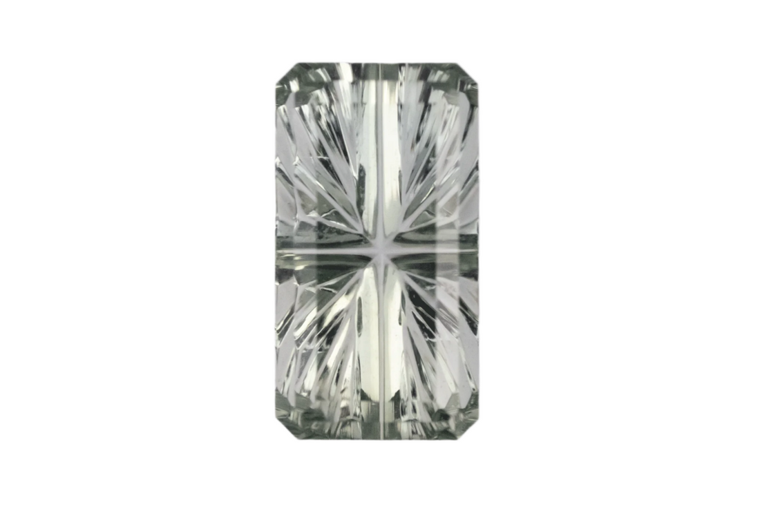 2.2 CT Rectangular Starbrite™ Cut Blue Green Montana Sapphire - Lavender Creek Gems 