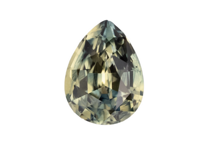 1.76 CT Pear Cut Parti Sapphire - Lavender Creek Gems 
