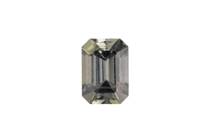 0.67 CT Emerald Cut Pale Green Sapphire - Lavender Creek Gems 