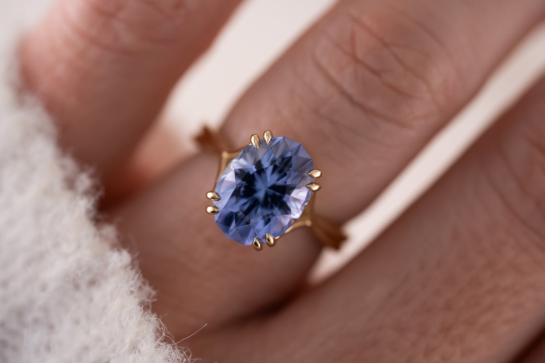 The Fates Ring | 4.73 CT Oval Tanzanite