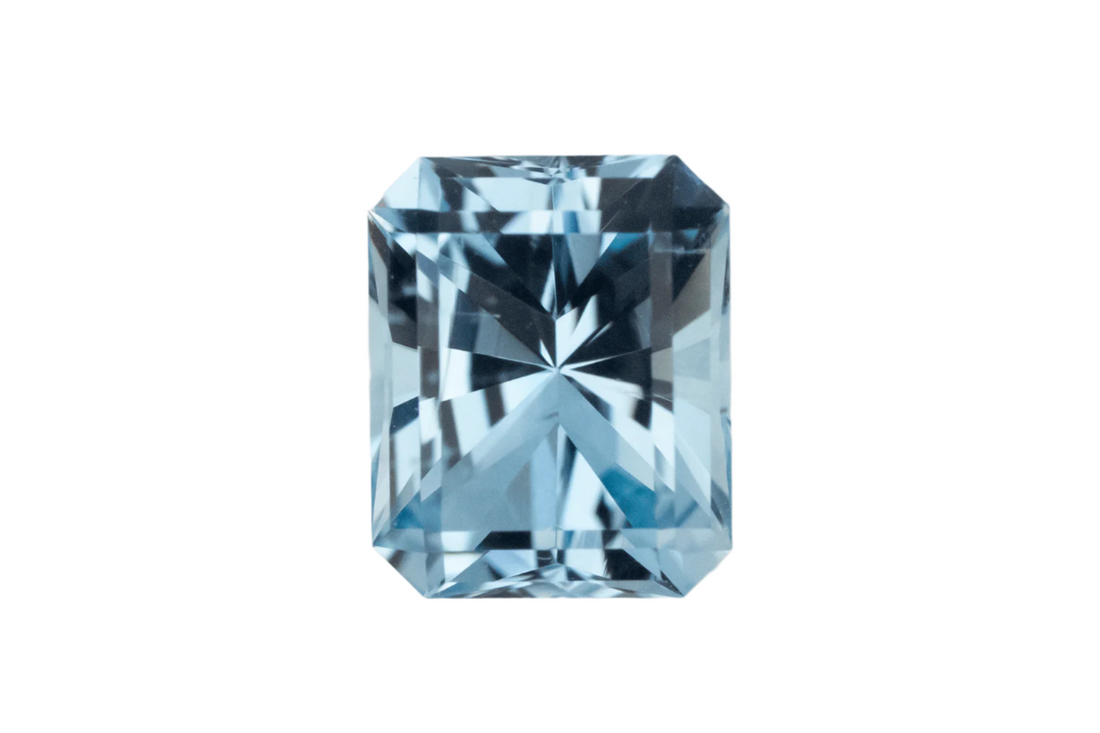 1.54 CT Radiant Cut Aquamarine - Lavender Creek Gems