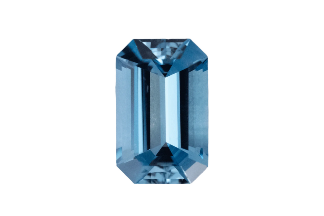 1.8 CT Emerald Cut Aquamarine - Lavender Creek Gems 