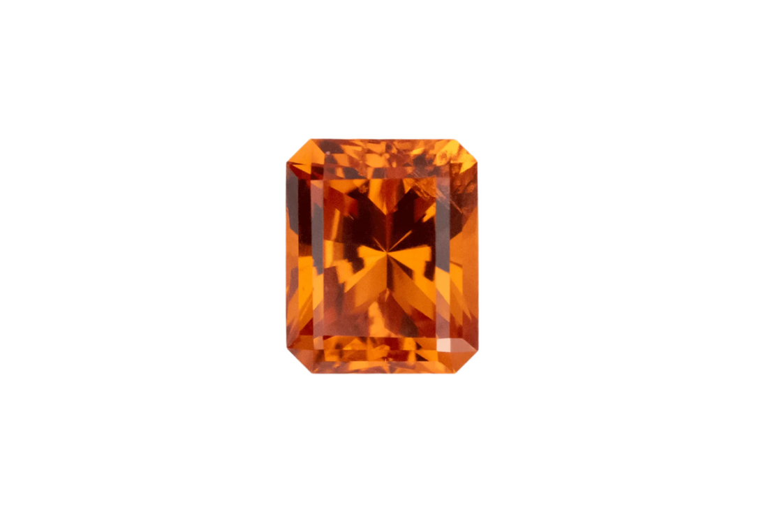 1.19 CT Radiant Cut Spessartine Garnet - Lavender Creek Gems