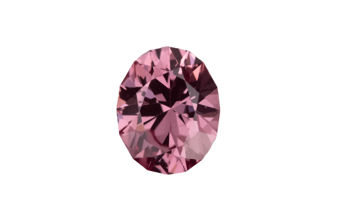 1.15 CT Oval Cut Pink Malaya Garnet - Lavender Creek Gems 