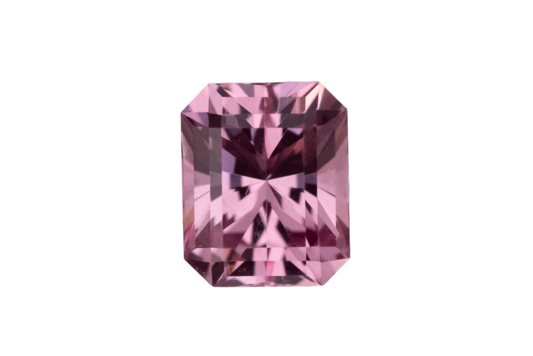 1.24 CT Radiant Cut Rose Pink Malaya Garnet - Lavender Creek Gems 