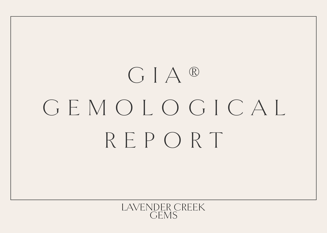 GIA® Gemological Report