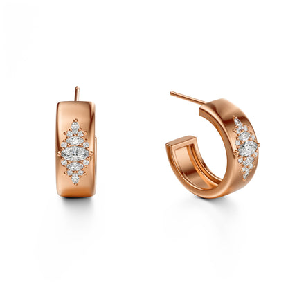 The Huggie Hoop Maeve Earrings - Lavender Creek Gems 