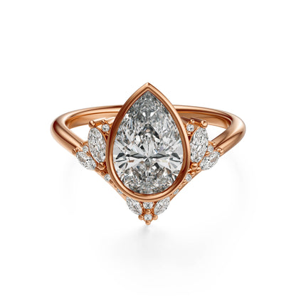 The Bezel Aurora Ring | Setting Only