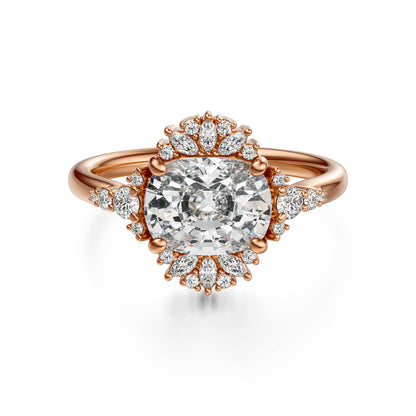The Comtesse Ring | Elongated Cushion | Setting Only