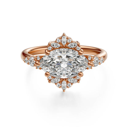The Comtesse Ring | Marquise | Setting Only
