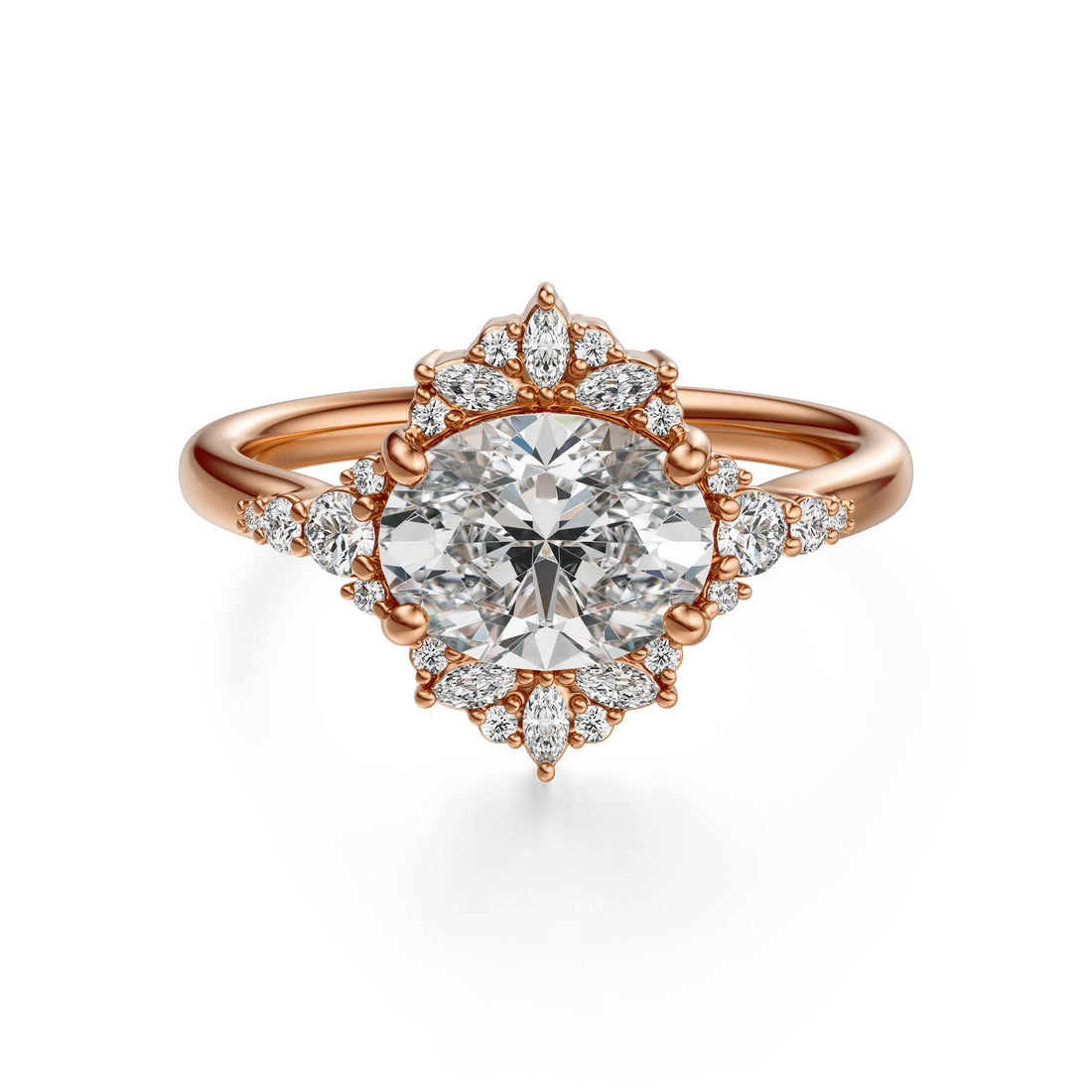 The Comtesse Ring | Oval | Setting Only