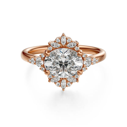 The Comtesse Ring | Oval | Setting Only