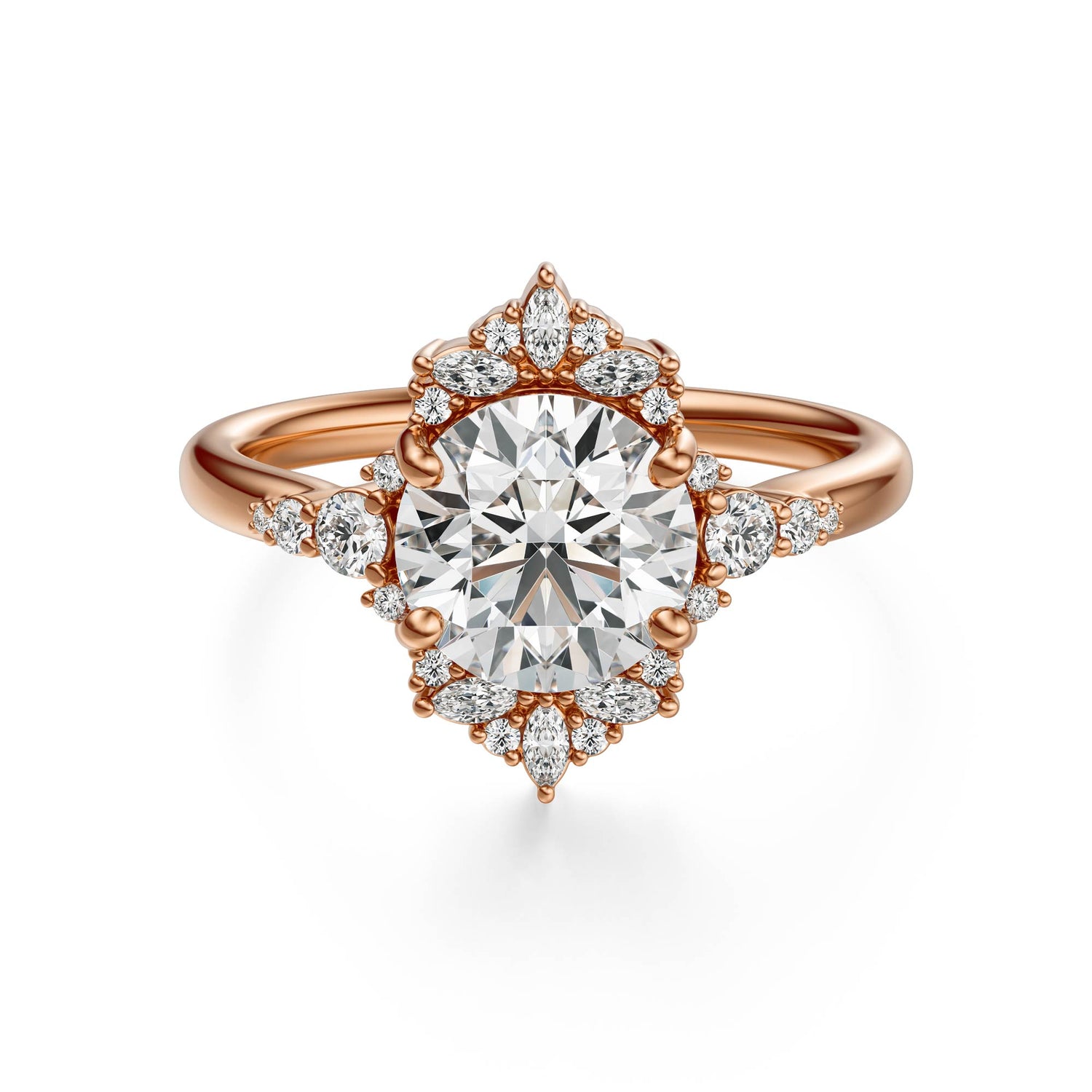 The Comtesse Ring | Round | Setting Only