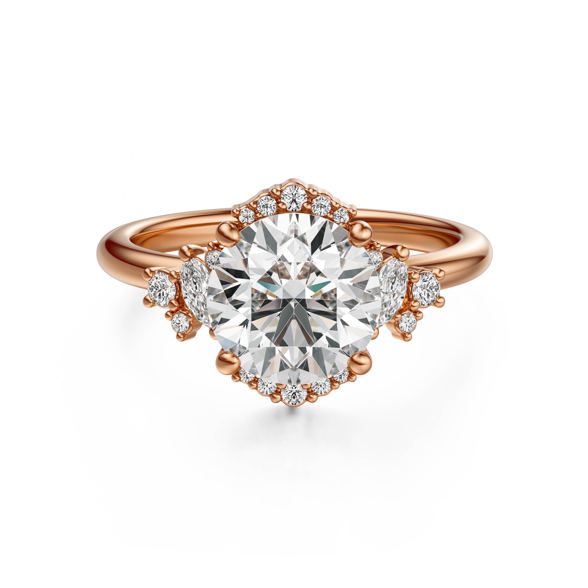 The Naevia Ring | Round