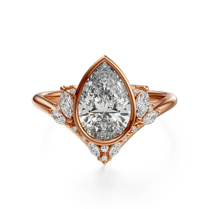 The Bezel Aurora Ring | Setting Only