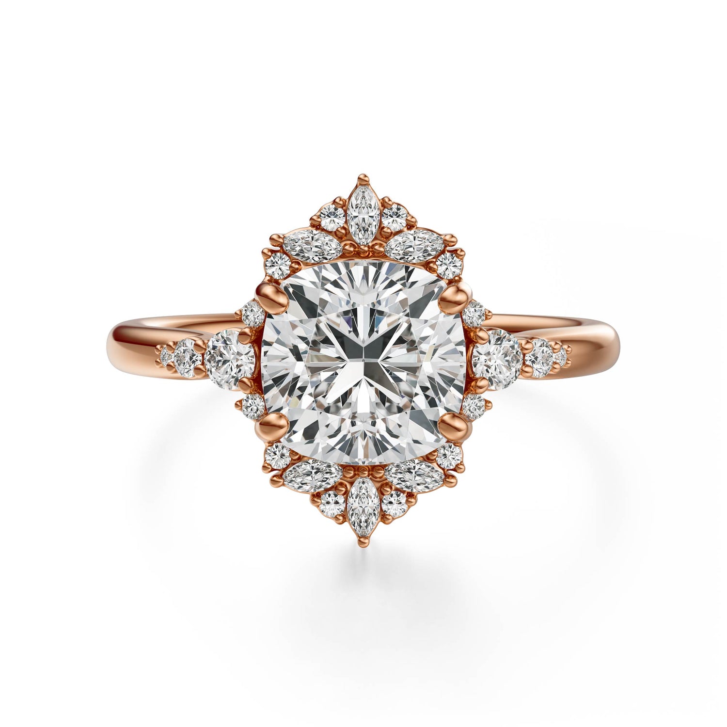 The Comtesse Ring | Cushion | Setting Only
