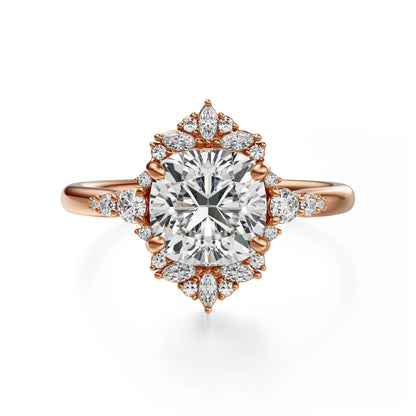 The Comtesse Ring | Cushion | Setting Only