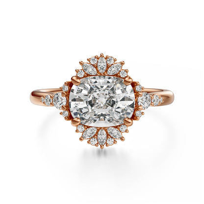 The Comtesse Ring | Elongated Cushion | Setting Only