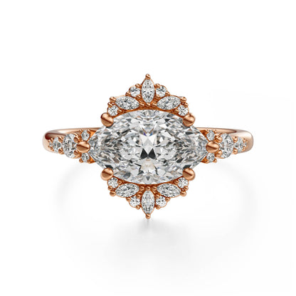 The Comtesse Ring | Marquise | Setting Only