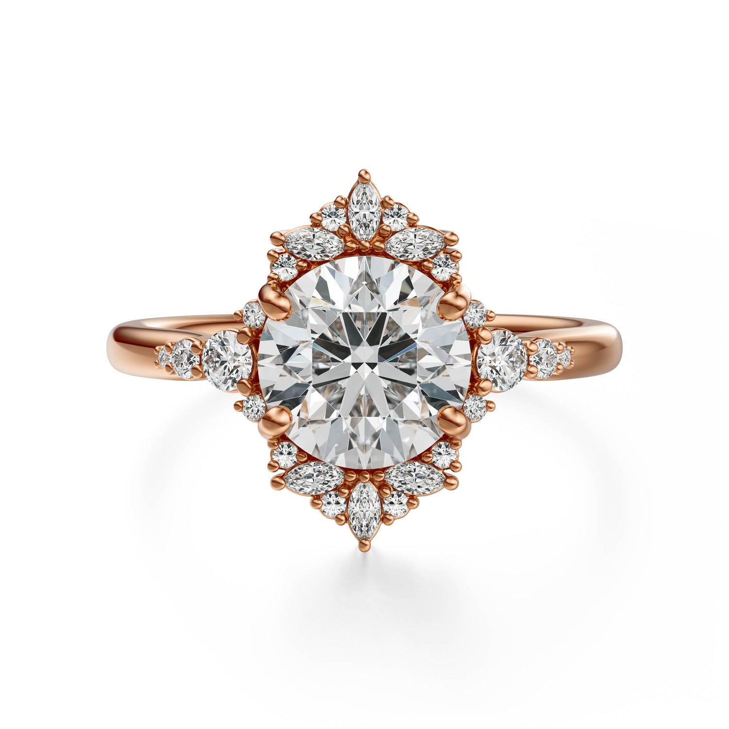 The Comtesse Ring | Round | Setting Only